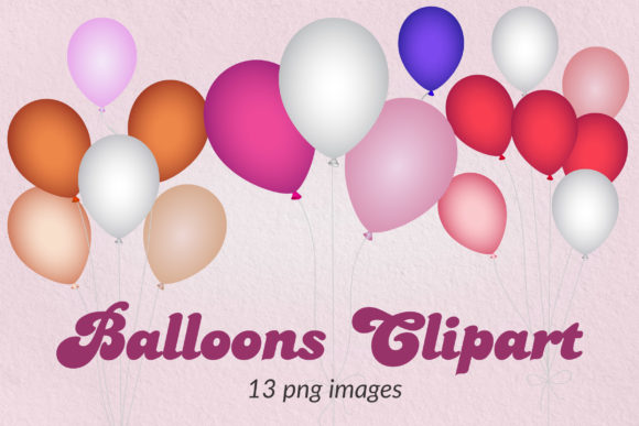 Download Balloons Clipart, Overlays for Photoshop - Overlay Collection