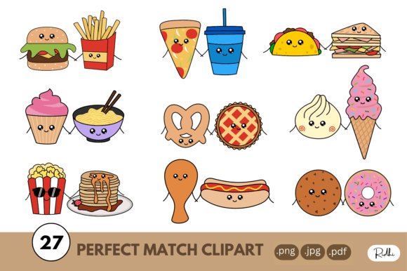 Download Perfect Match Kawaii Clipart - Kawaii clipart Collection