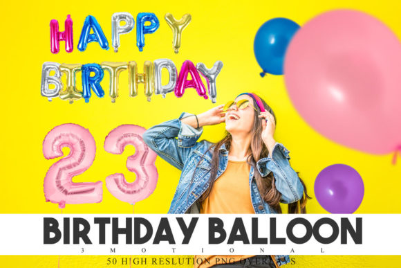 Download 50 Birthday Balloon Overlays - Overlay Collection